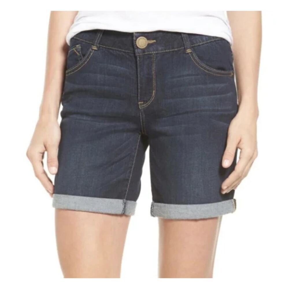 Wit & Wisdom Rolled Cuff Denim Jean Shorts NWT Size 4